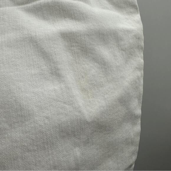 Madewell The Perfect Vintage Crop Jeans in Tile White: Raw-Hem Edition Sz 31 - Picture 11 of 16